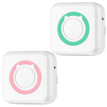 Mini Printer - Printer Paper 'Options' -- Pocket Wireless Thermal Printer Portable Mini Sticker Maker Machine Rechargeable Inkless Photo Printer For Printing Label Journal Study Notes Memo Photos