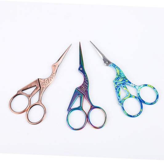 Embroidery Cross Crane Scissors