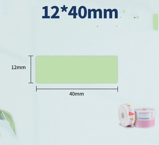 Pure color label thermal paper