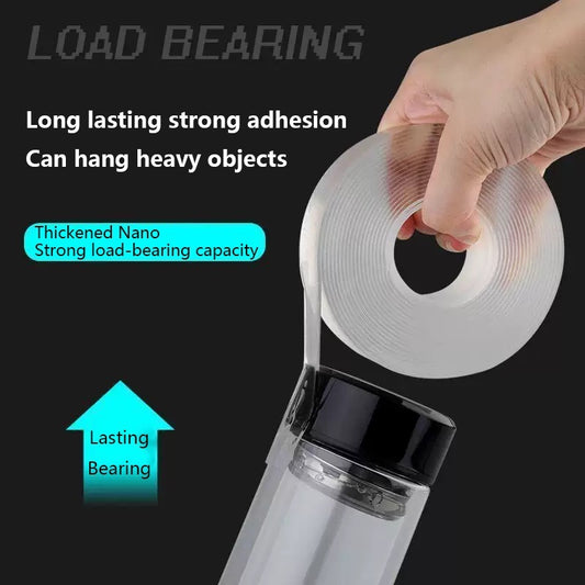 Nano Double Sided Transparent Tape Reusable Waterproof Tape For Cleaning Kitchen And Bathroom Supplies Tape